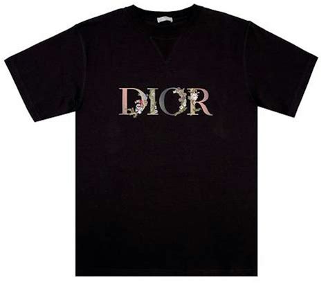 dior embroidered tee|christian dior tee price.